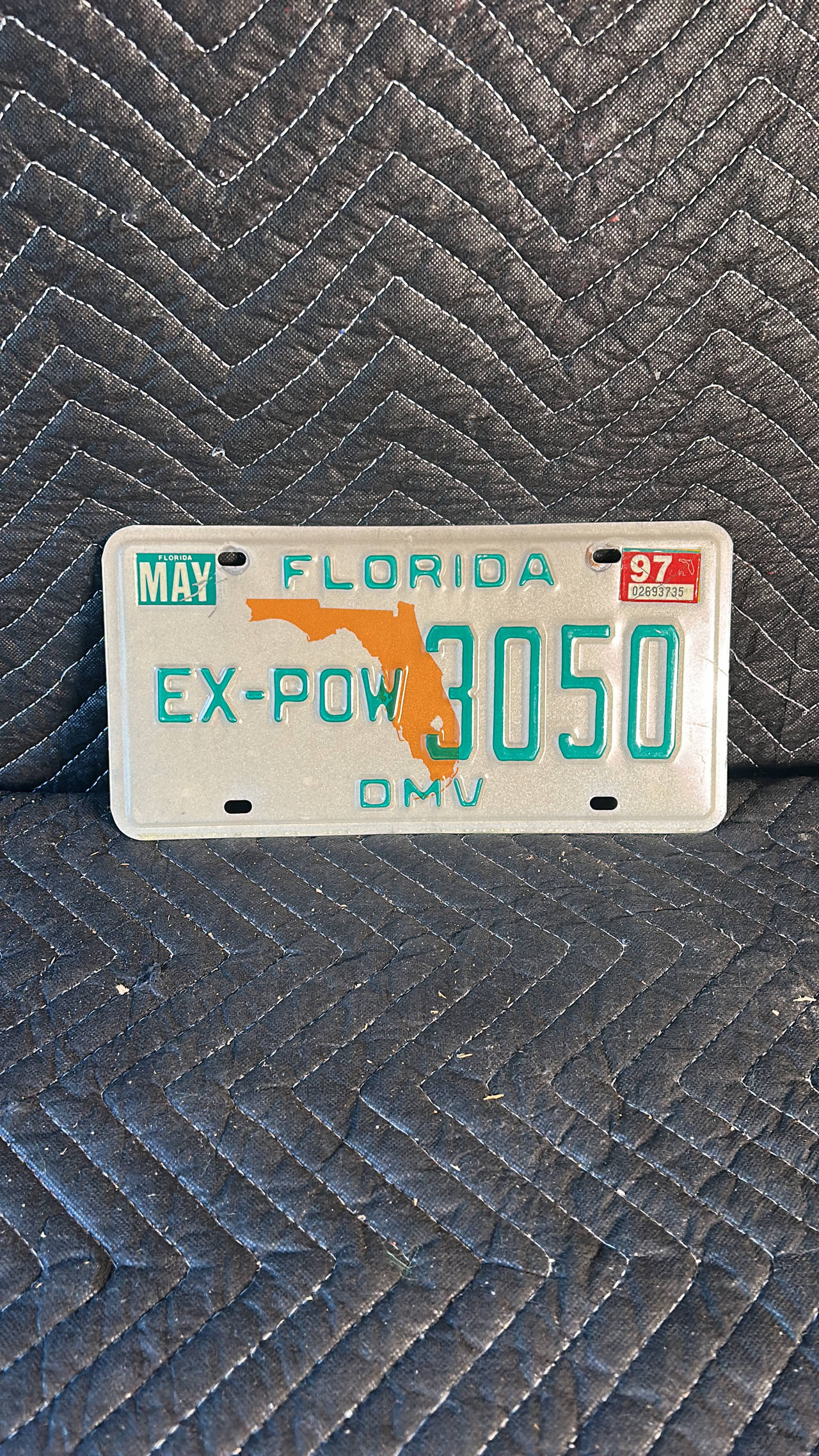 Florida Ex-POW License Plate (1997)