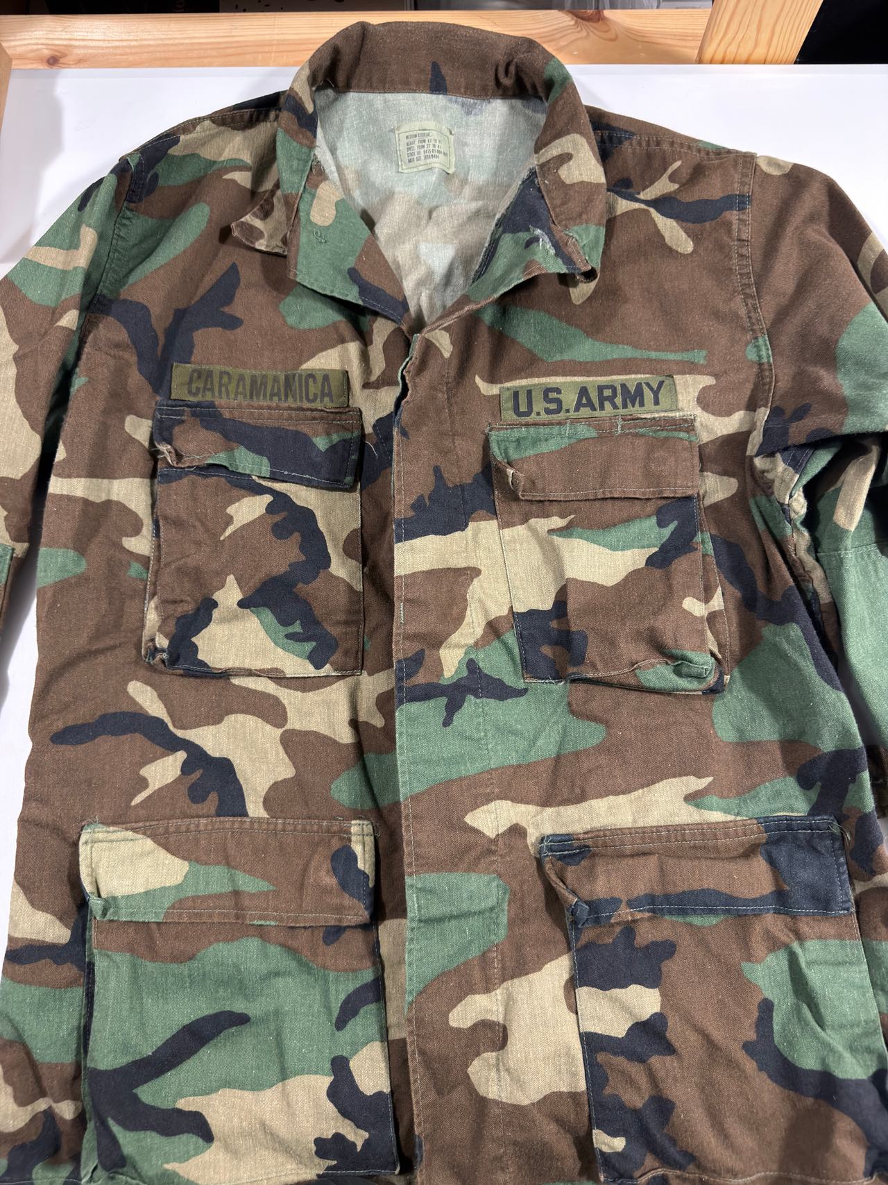 Vintage 1986 U.S. Army Woodland BDU Set Jacket & Pants Medium Regular Military