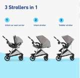 NEW IN BOX Graco Modes Closer 3-in-1 Travel System SnugRide Lite LX - Image 5