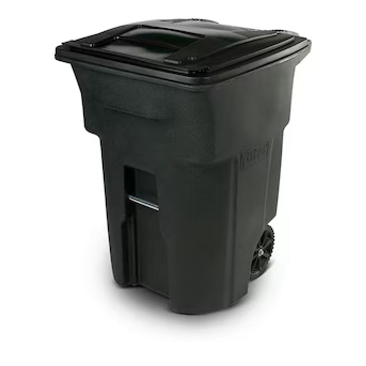 Toter 96 Gallon Black Residential Roll-Out Trash Can