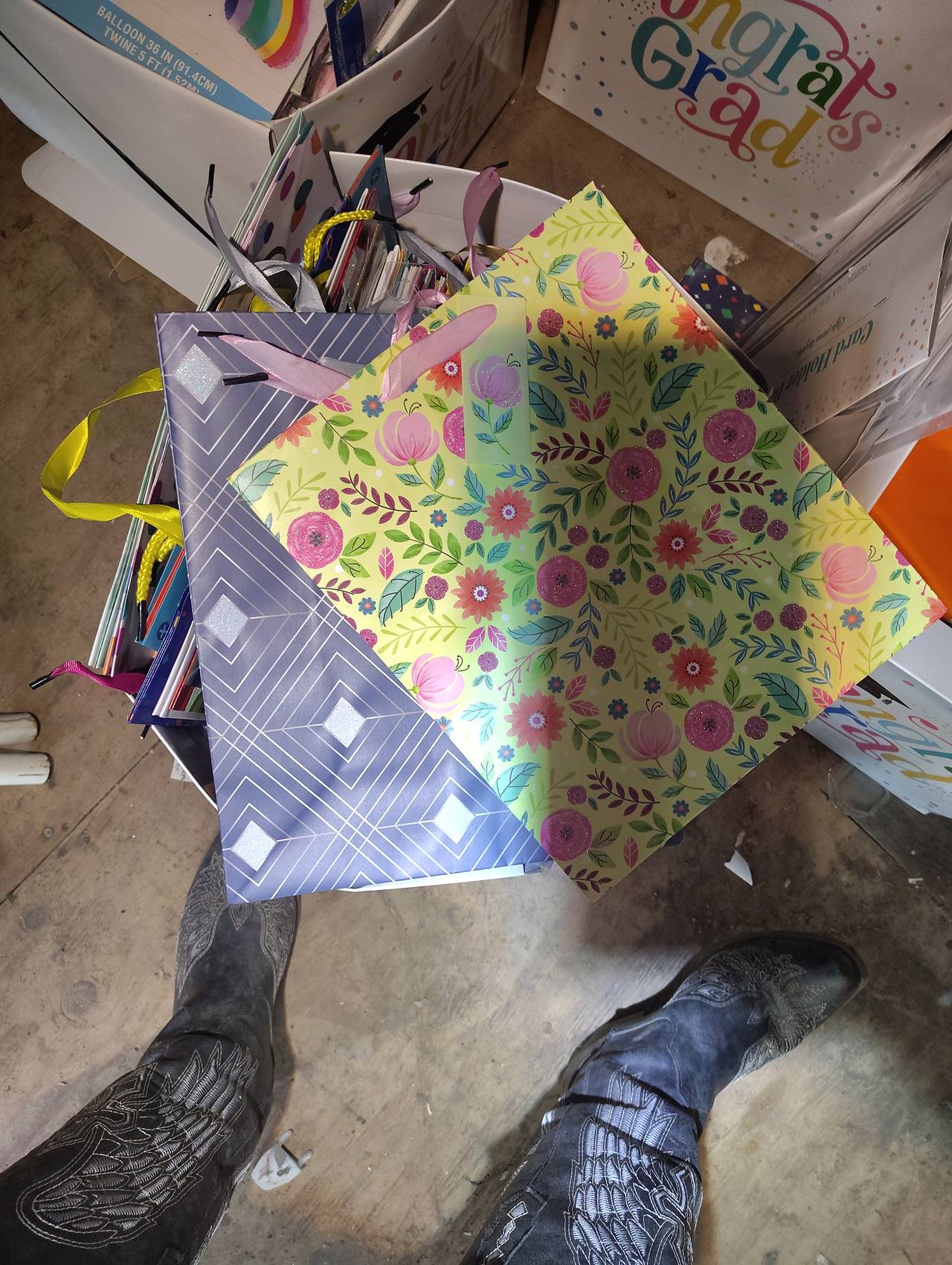Assorted Paper Gift Bags Bulk Lot
