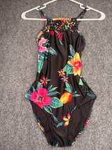 Old navy Tropical Floral High Neck One Piece Swimsuit - Image 6