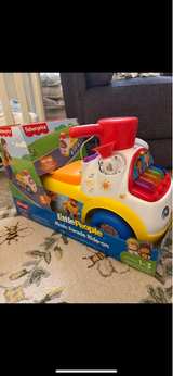 Little People Fisher-Price Music Parade Ride-On, White Multicolor - Image 1