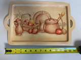 Vintage Ceramic Kitchen Still Life Serving Tray - Image 6