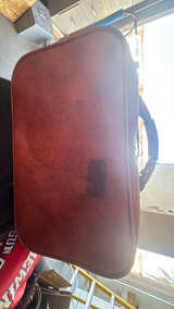 World Traveler Brown Vintage Suitcase - Image 5