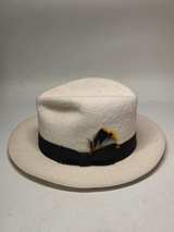 Stetson Wool Felt Fedora Hat with Feather - Image 2