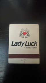 Lady Luck Casino Hotel Matchbook - Image 3
