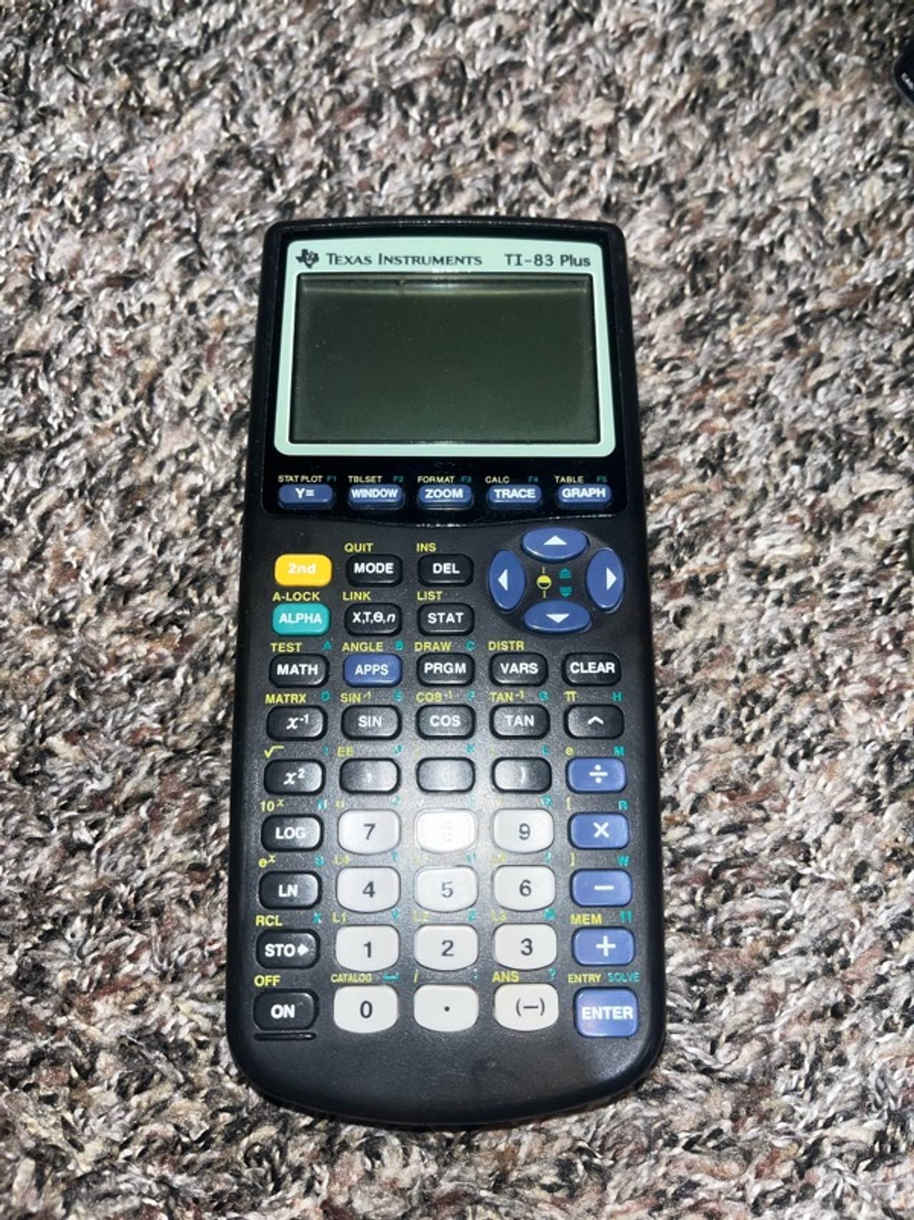 Texas Instruments TI-83 Plus Graphing Calculator Black