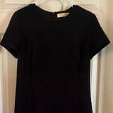 Tory Burch Textured Short Sleeve Shift Dress - Image 1