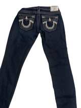 True Religion Skinny Silver Embellished Jeans Women’s Size 27 - Image 4