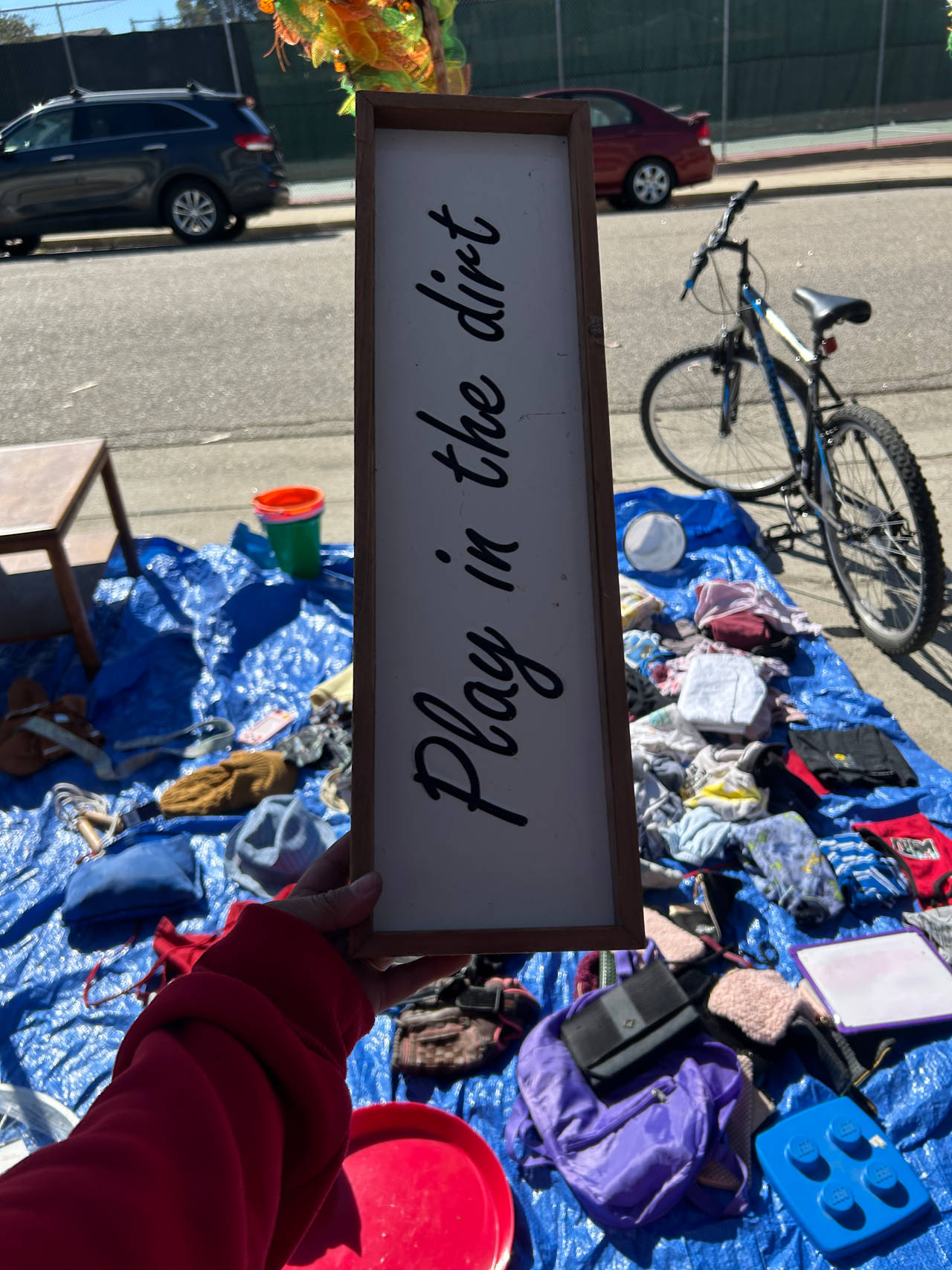 Play in the dirt Decorative Sign