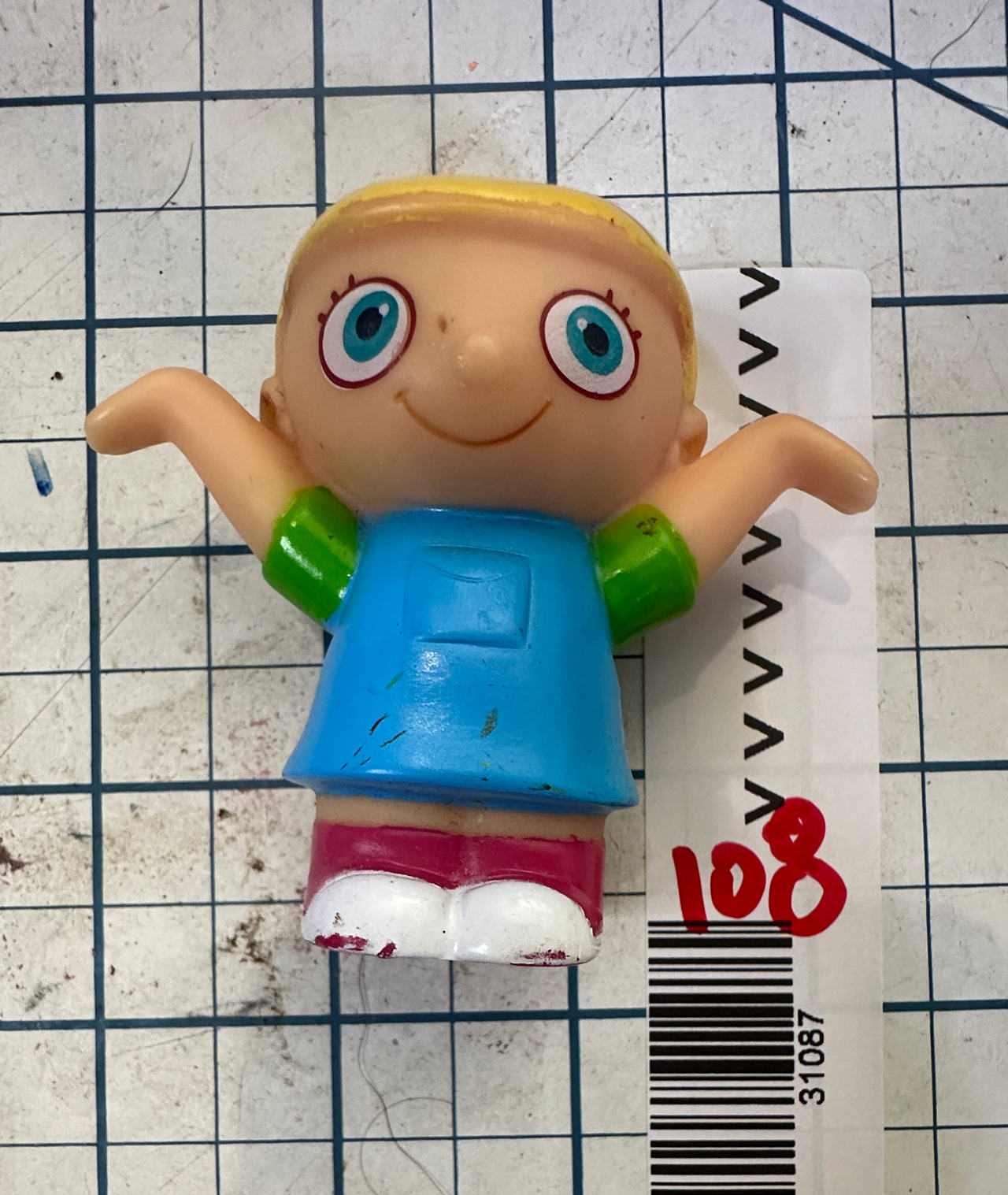 Disney Little Einsteins ANNIE vinyl Figure vtg 90s
