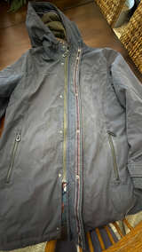 Ted Baker Grey Softshell Hooded Coat: size 5 (xl) - Image 6