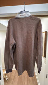 Polo Ralph Lauren Houndstooth Long Sleeve Polo Shirt 100% Cotton - Image 4