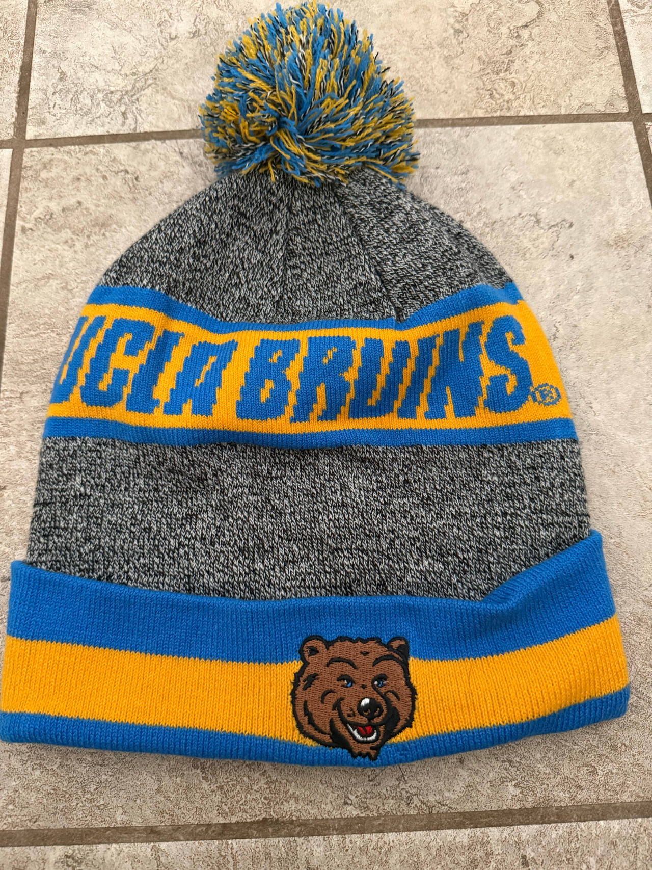 UCLA Bruins Knit Pom Beanie Hat