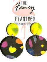 Handmade Terrazzo Polymer Clay Earrings - Image 5