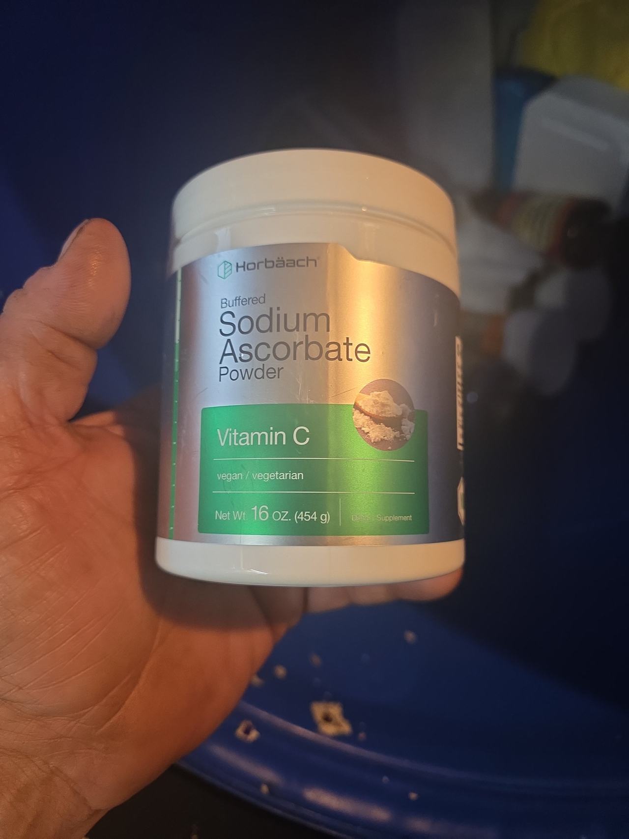 Horbäach Buffered Sodium Ascorbate Powder Vitamin C 16 oz