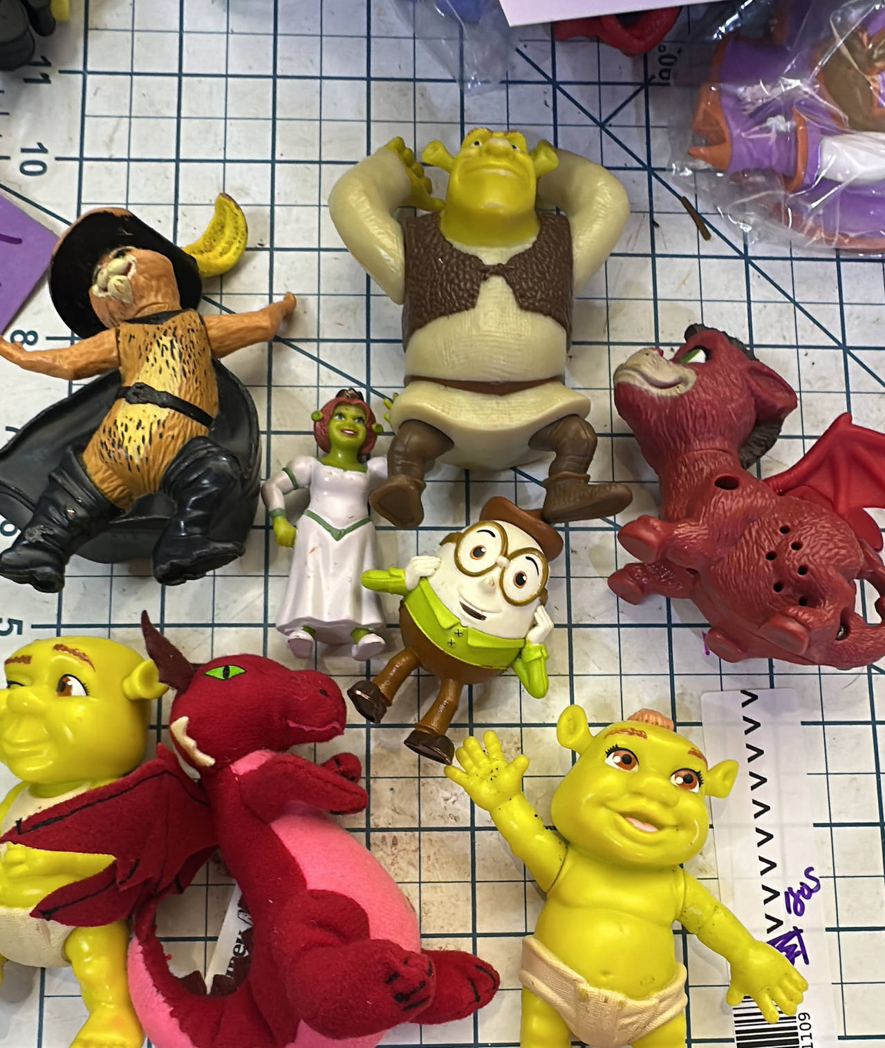 Shrek Movie Figure and Plush Lot