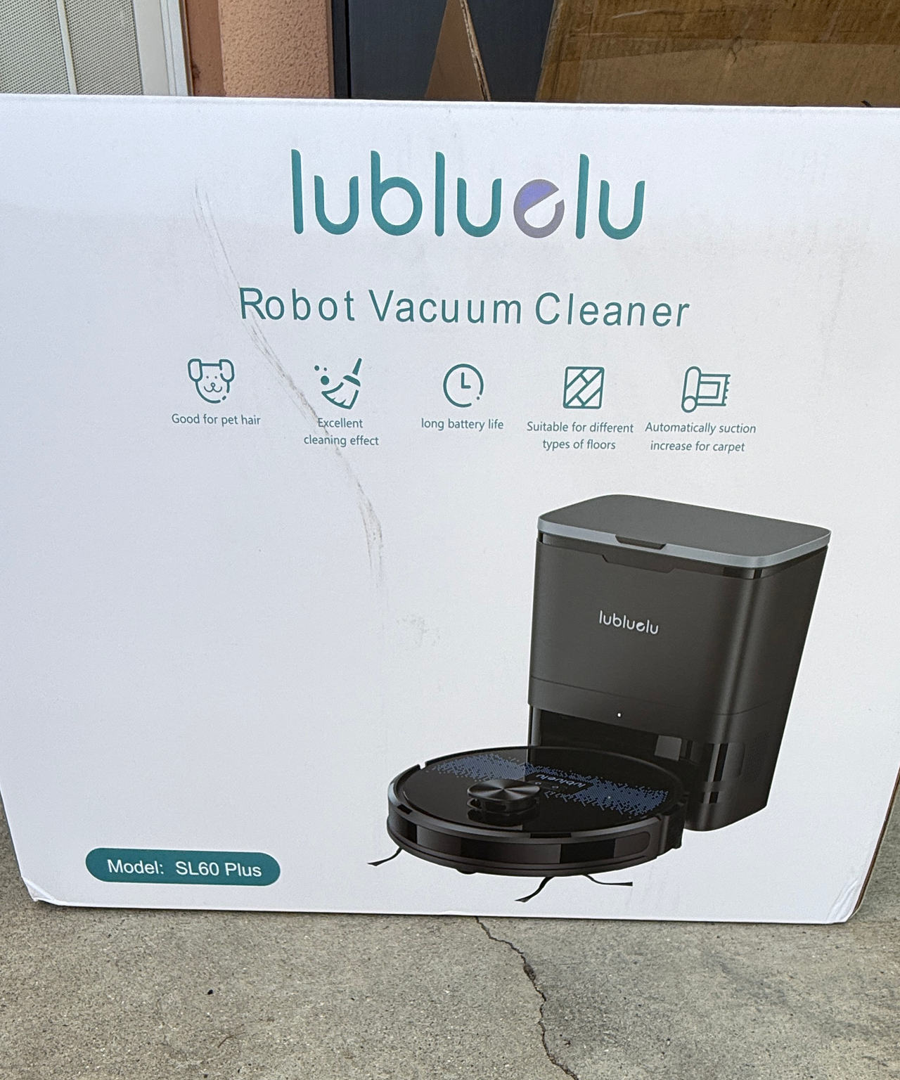 Lubluelu SL60 Plus Robot Vacuum Cleaner with Self-Empty Base