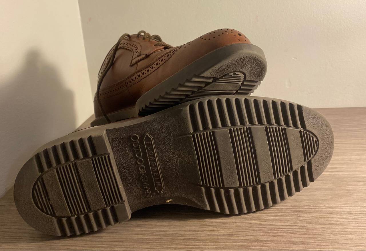 florsheim outdoorsman vintage brown Oxford shoes size us 8