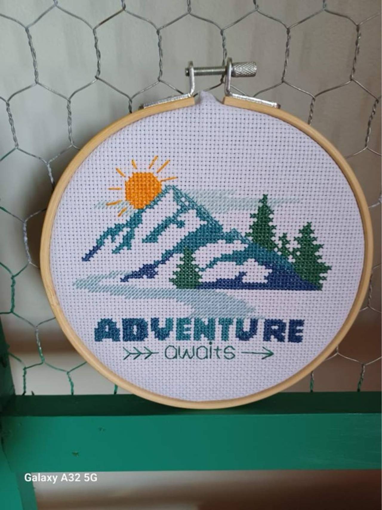 Dimensions Adventure Awaits Cross Stitch Kit 6" Hoop