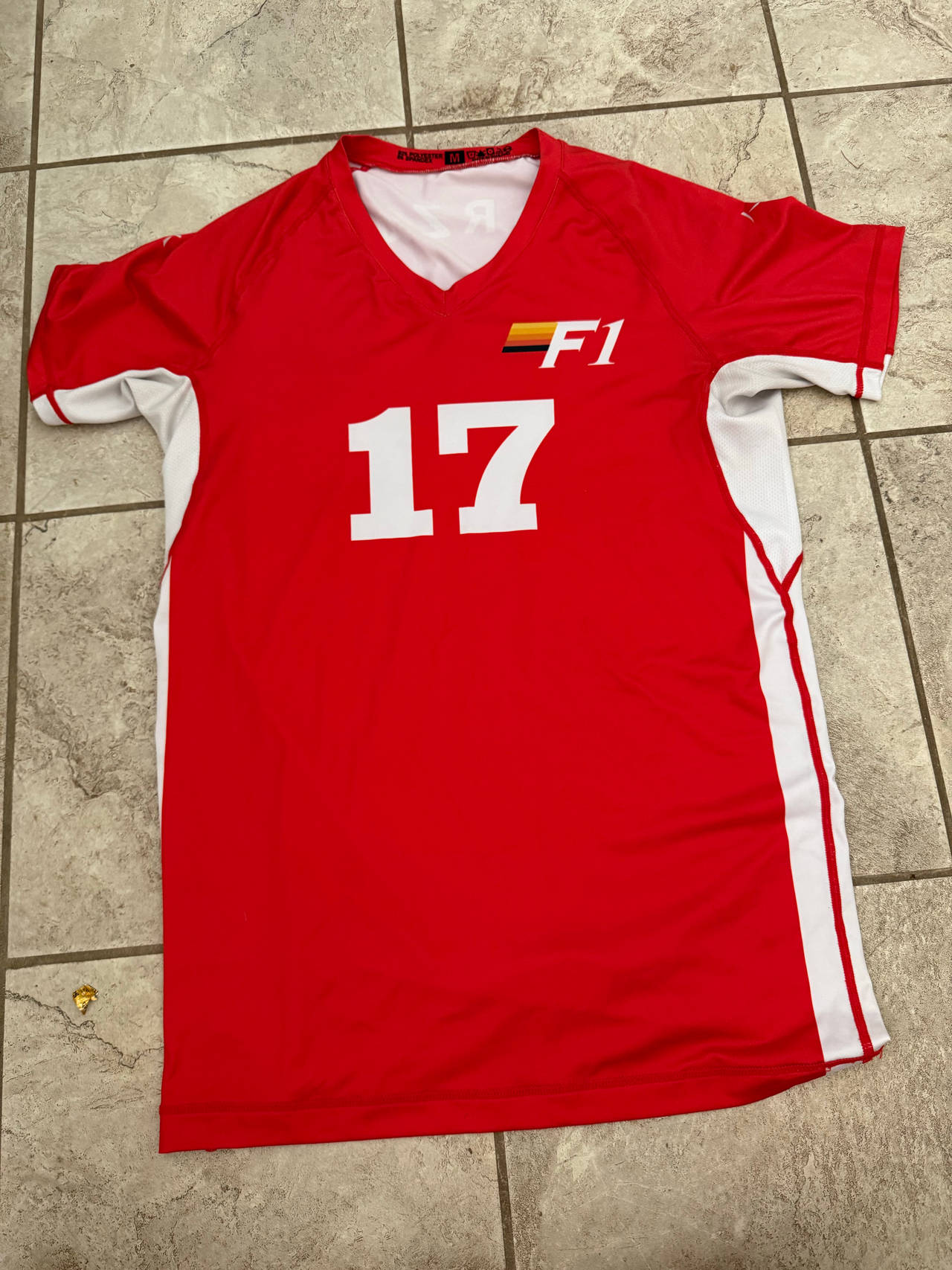 Puma F1 Red Racing Jersey with Number 17