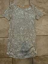 Steve Madden Silver Sequin Mini Dress XS - Image 1