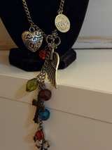 VCLM Brass Tone Heart Locket Necklace - Image 6
