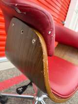 Mid-Century Modern Bentwood Swivel Office Chair - Image 3