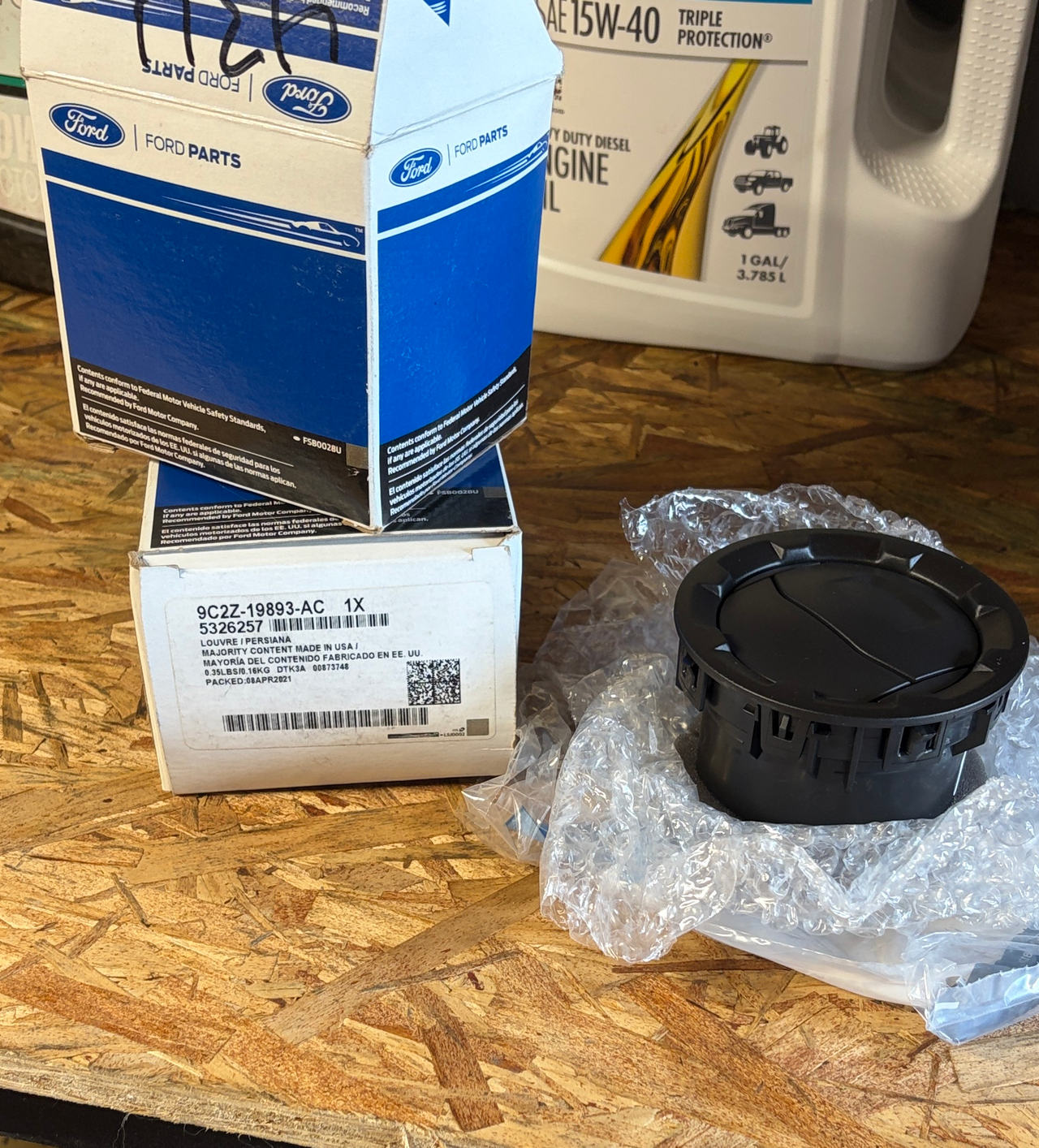 Ford Dashboard Air Vent Louvre Assembly