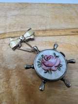 Croton Vintage Ship's Wheel Lapel Watch - Image 6