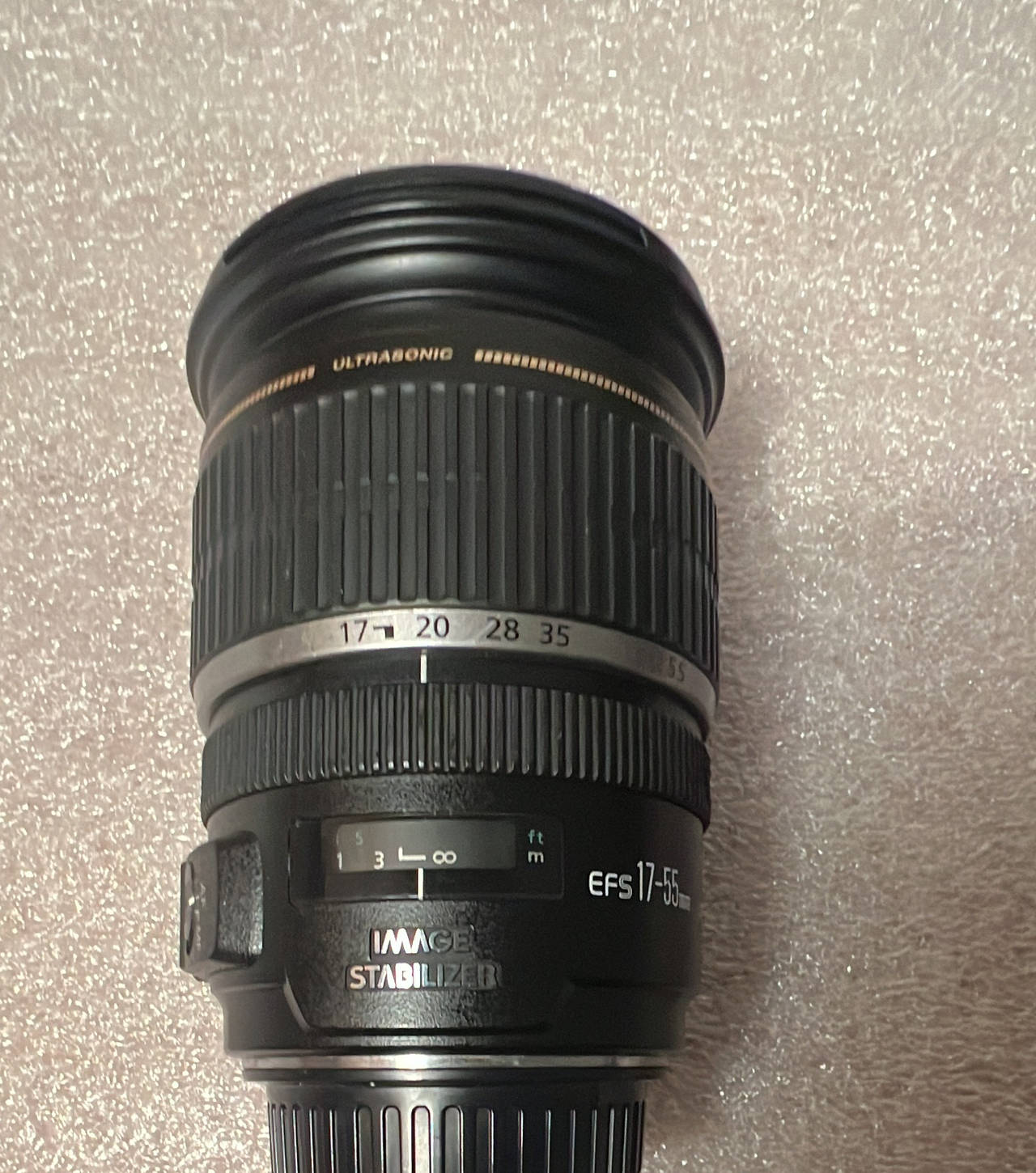 Canon EF-S 17-55mm f/2.8 IS USM Lens works perfectly