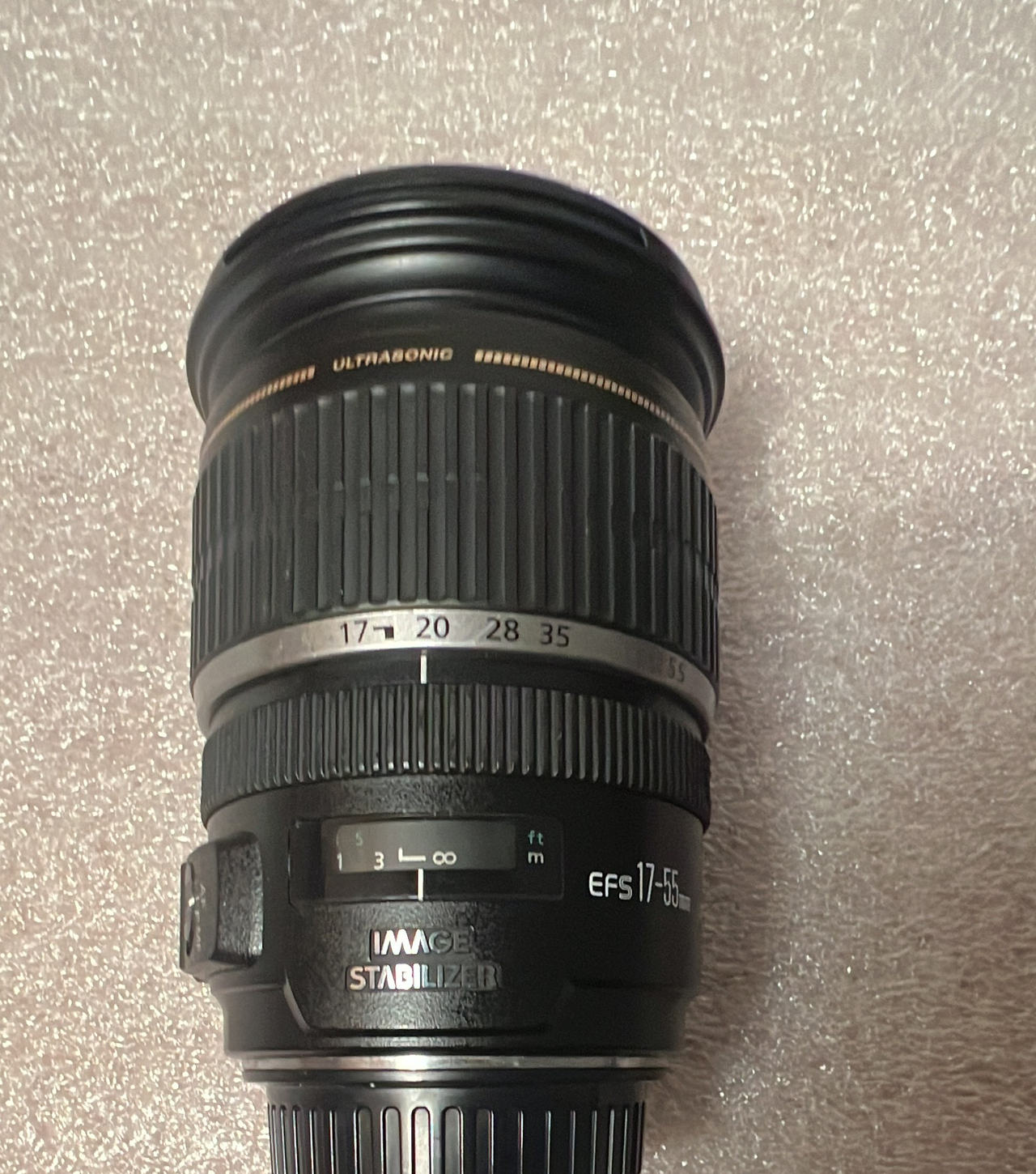 Canon EF-S 17-55mm f/2.8 IS USM Lens works perfectly