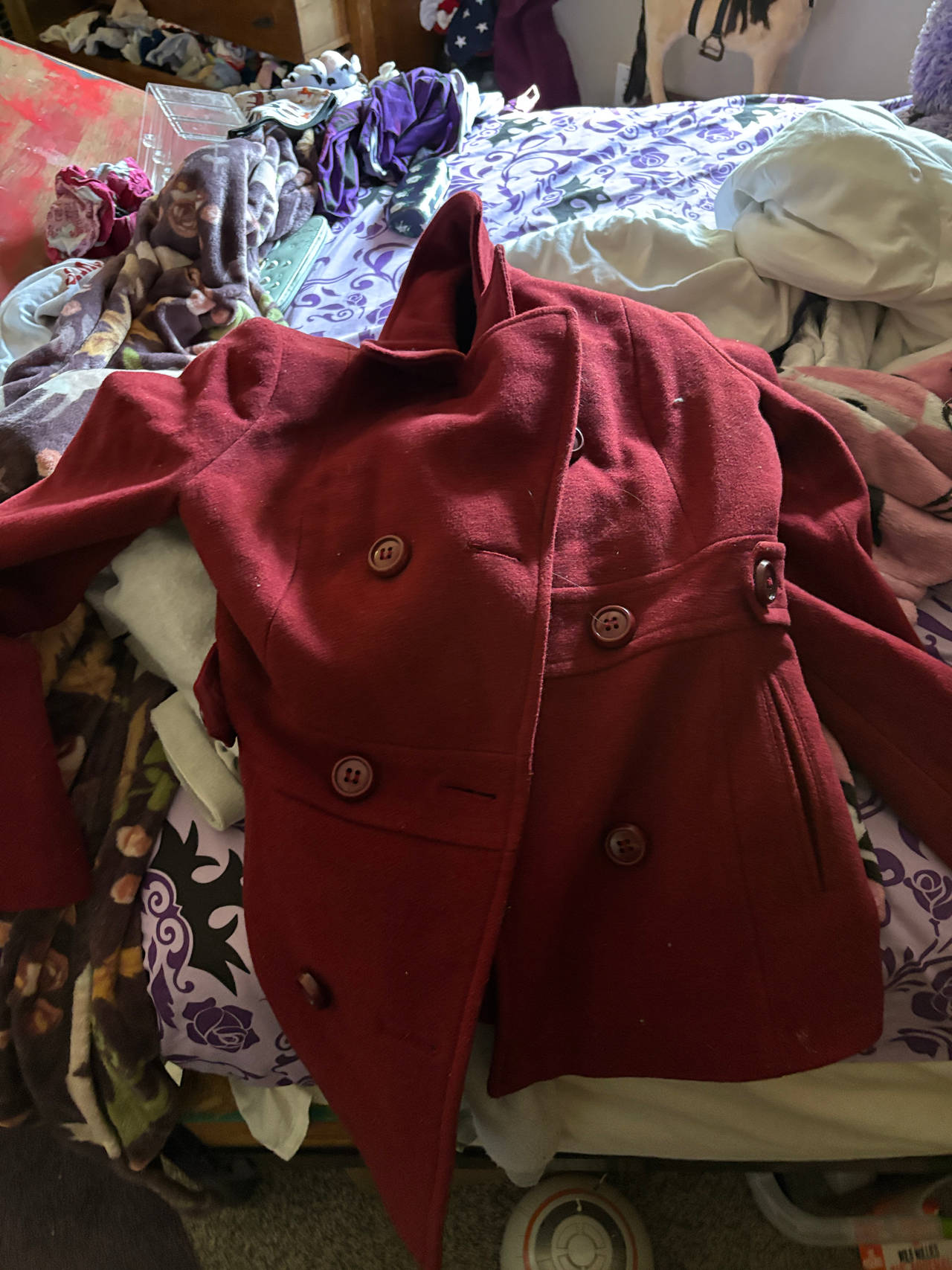 Women's Double-Breasted Peacoat