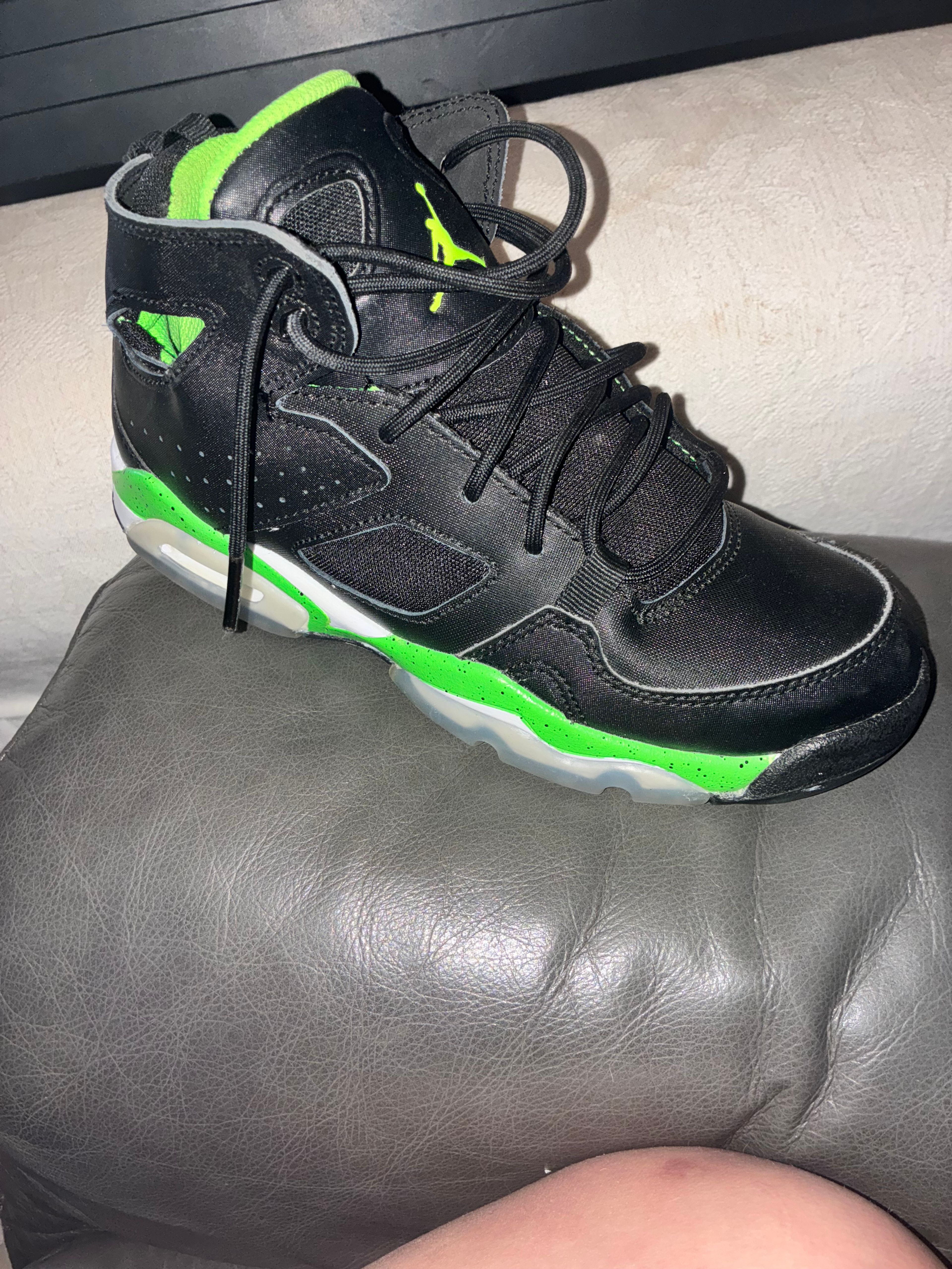 Nike Air Jordan Flight Club 91 Black/Green Strike