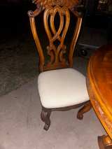 Antique Style Oval Dining Table and Chair Set - Image 4