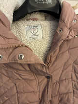 Primark Girls Sherpa Lined Puffer Jacket - Image 1
