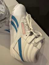 Reebok Freestyle Hi White/Blue/Pink - Image 3