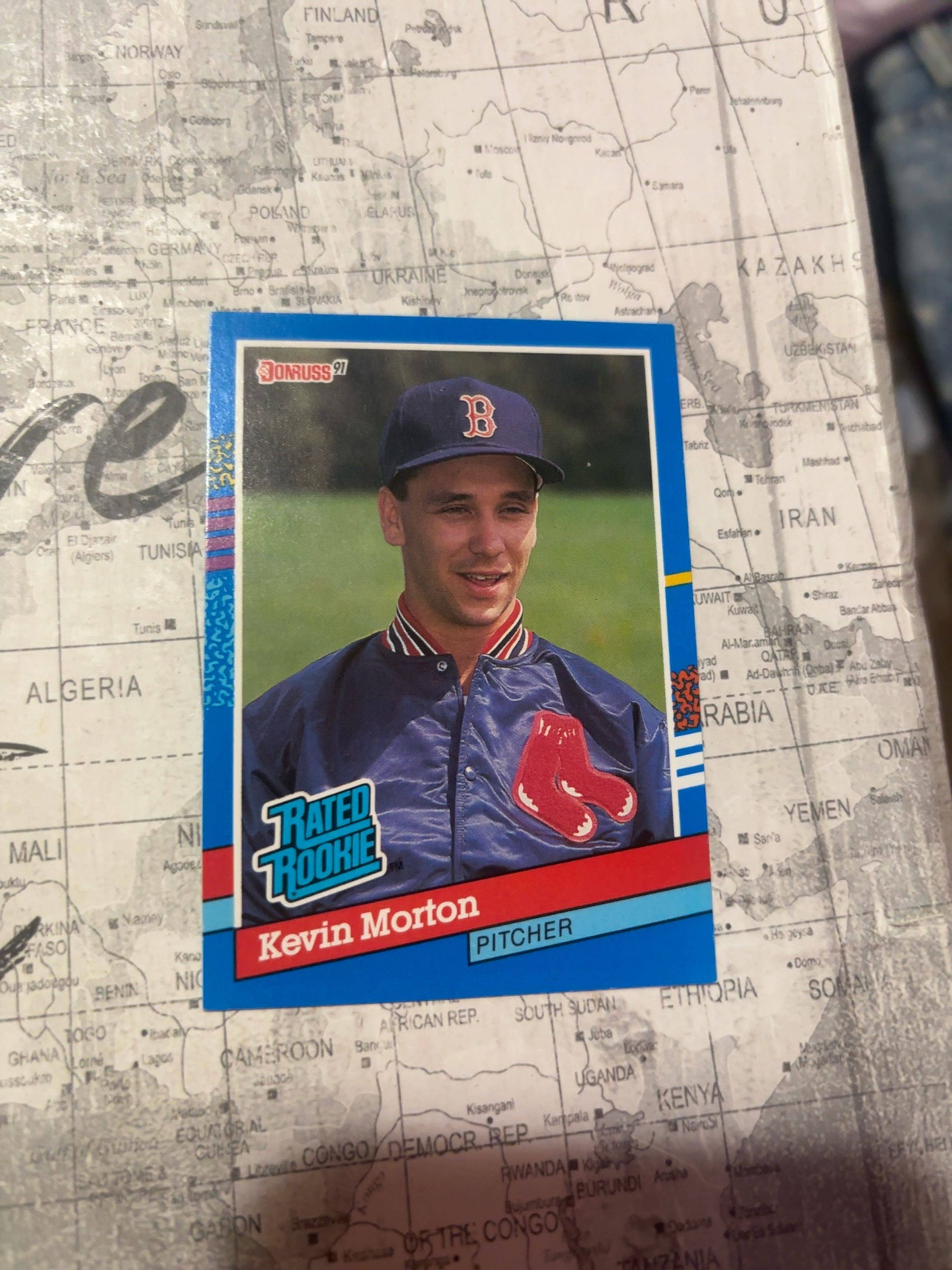 Donruss Kevin Morton 1991 Rated Rookie Baseball Card