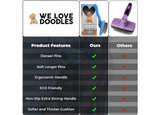 Slicker Brush for Dogs, Dog Grooming Supplies - Best Doodle & Poodle Brush Large - Image 2