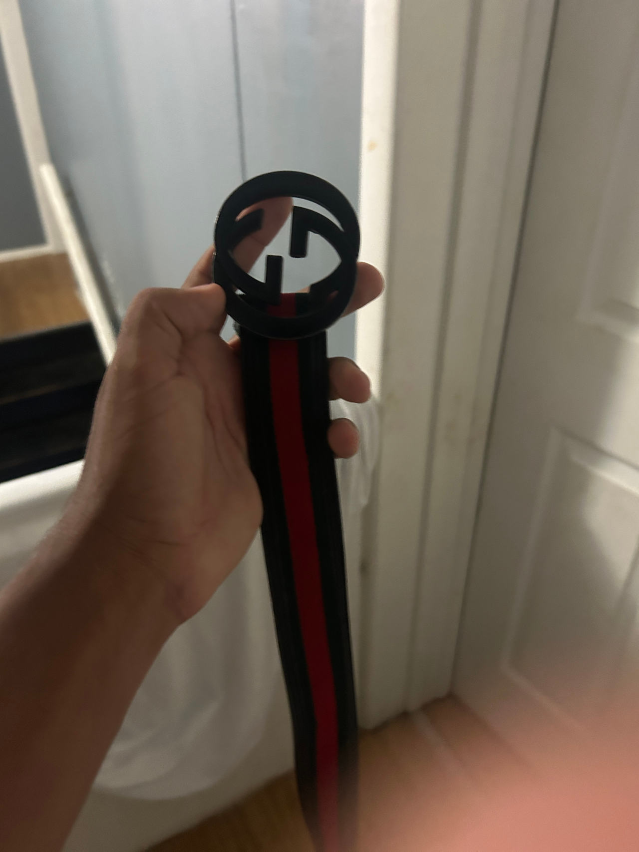 Gucci Web Stripe Belts 