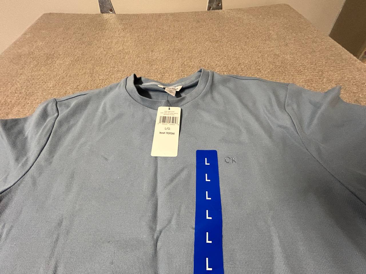 Calvin Klein Men's Waffle Knit Short Sleeve T-Shirt