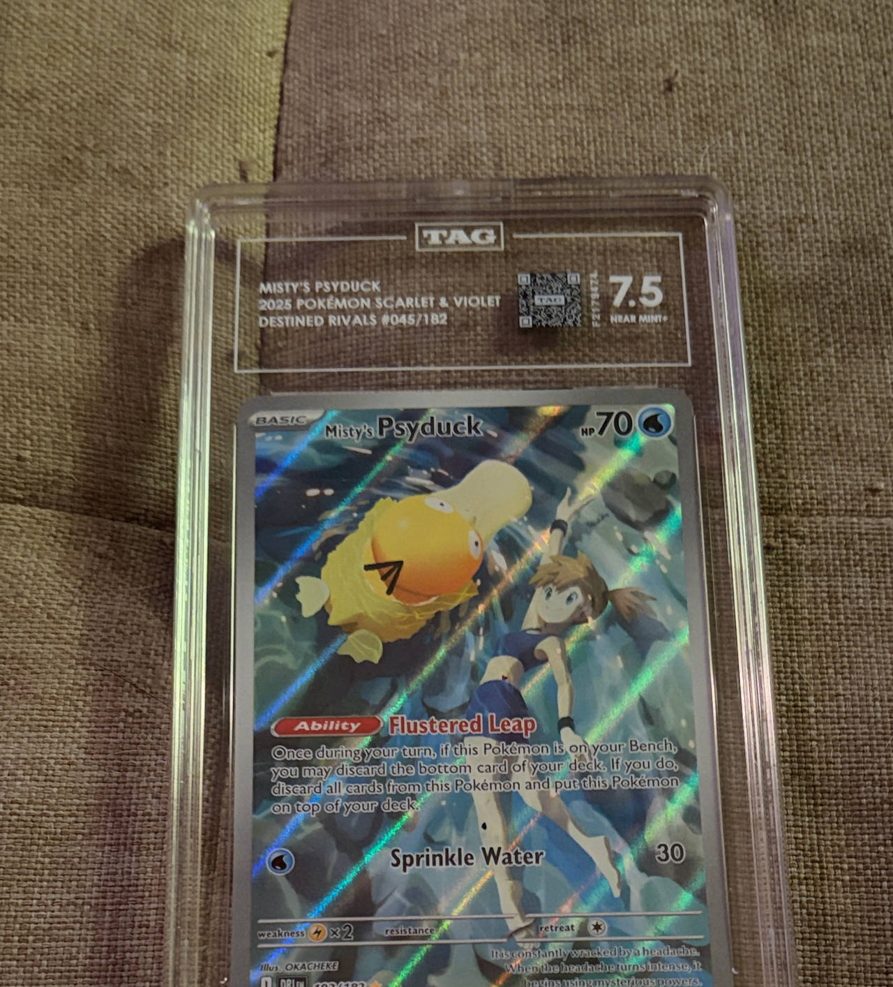 Misty's Psyduck - Destined Rivals 045/182 - TAG 7.5