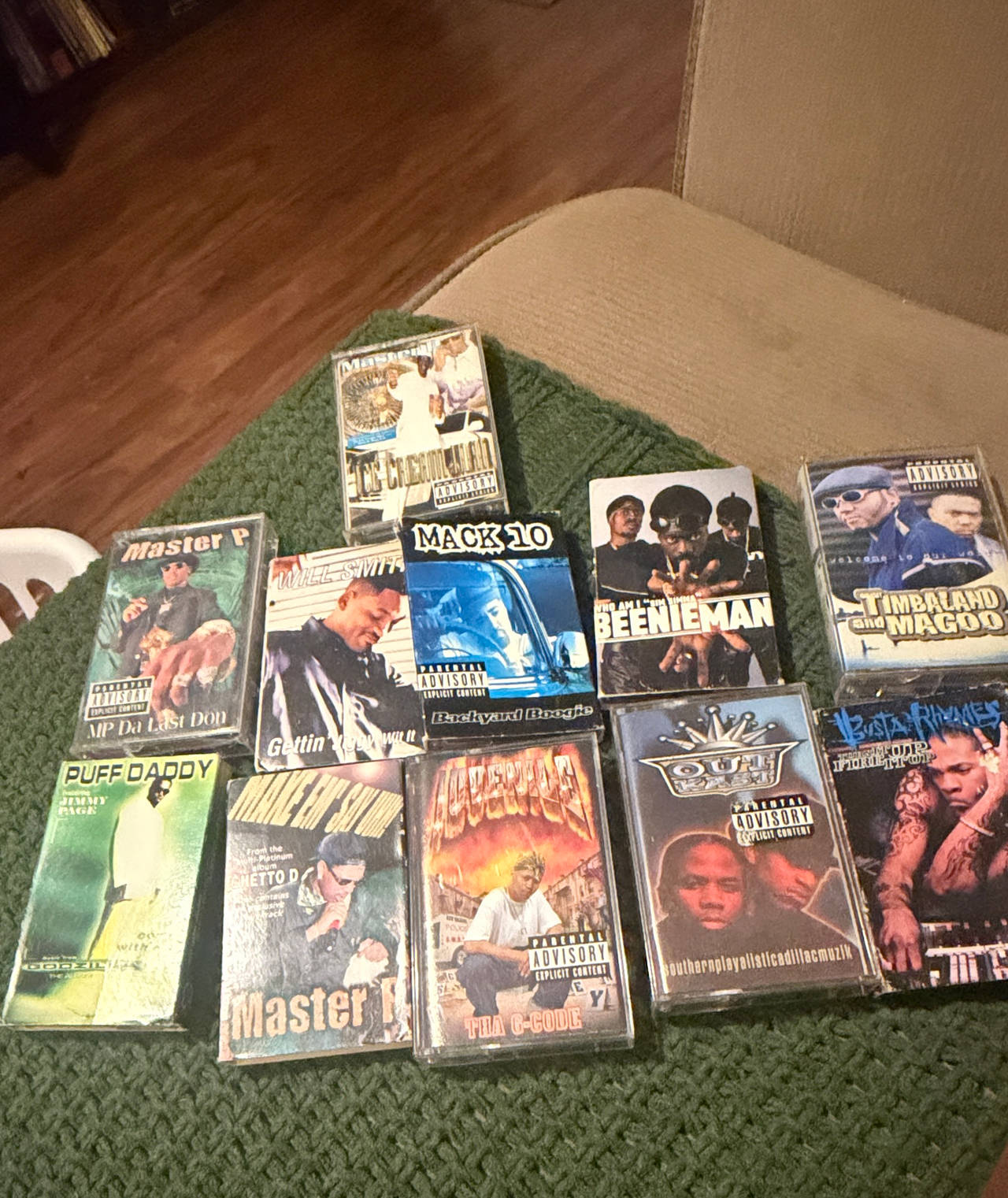 90s Hip Hop and Rap Cassette Tape Collection