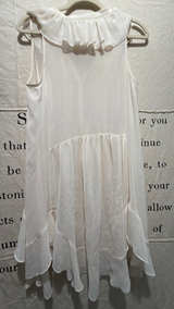 Anthropologie Akimi + Kin Desert Dazed Mini Dress Ivory: S - Image 5