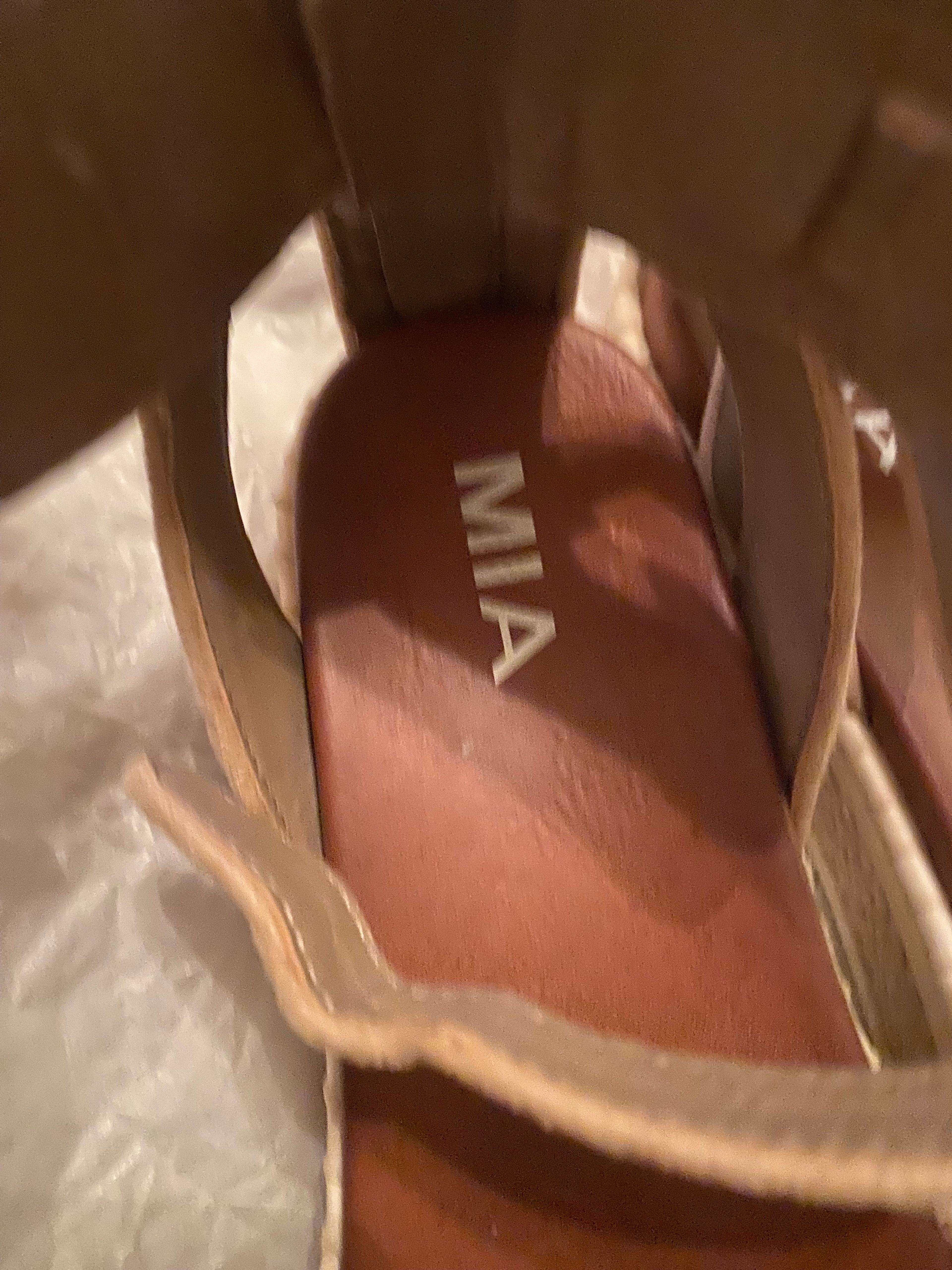 Mia Women's Evana Platform Sandal Cognac - Image 5