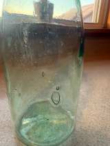 Mason's Patent Half Gallon Green glass error Canning Jar - Image 3