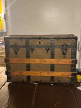 Antique Corbin Steamer Trunk - Image 1