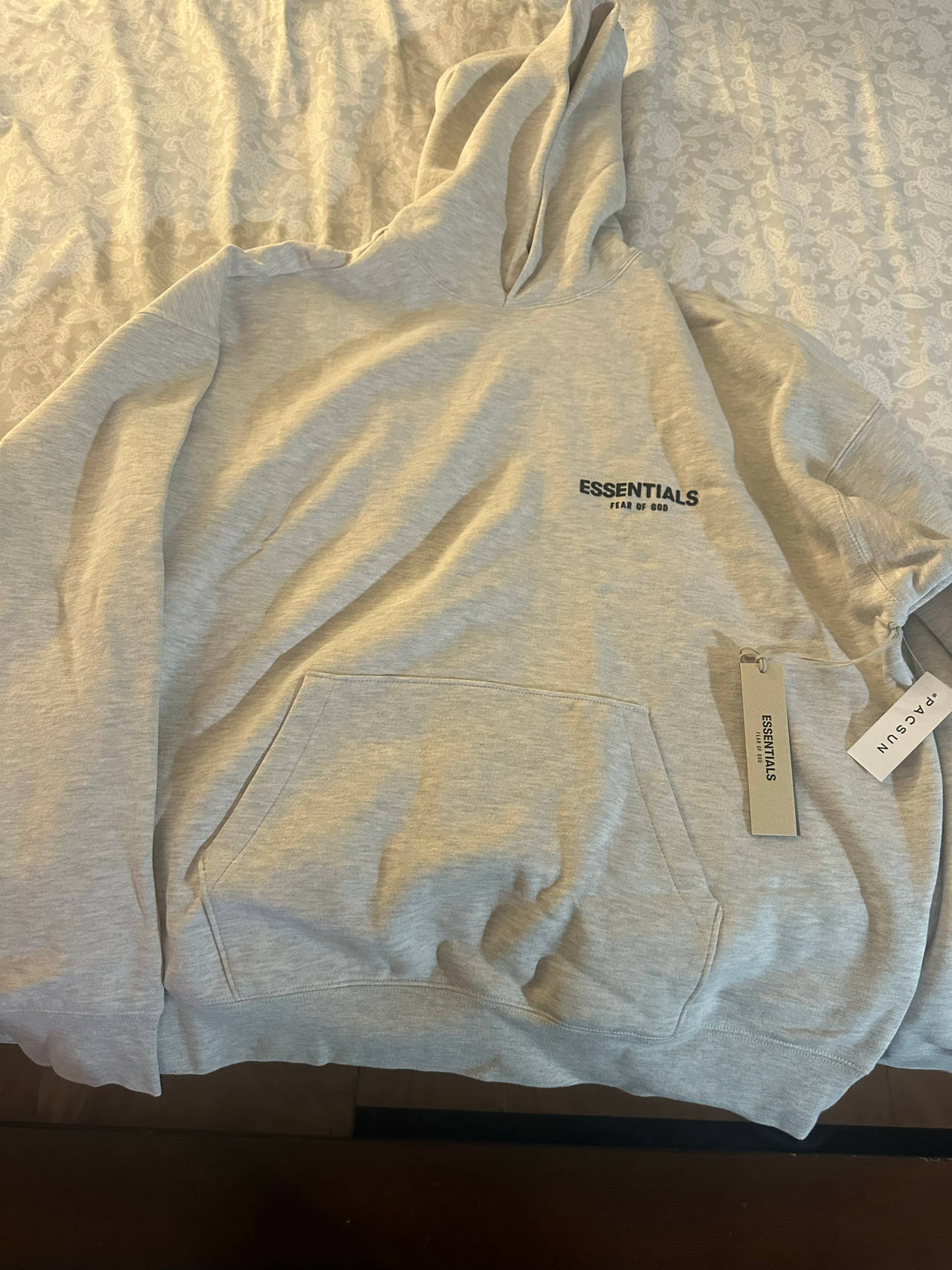Fear of God Essentials Hoodie Light Oatmeal
