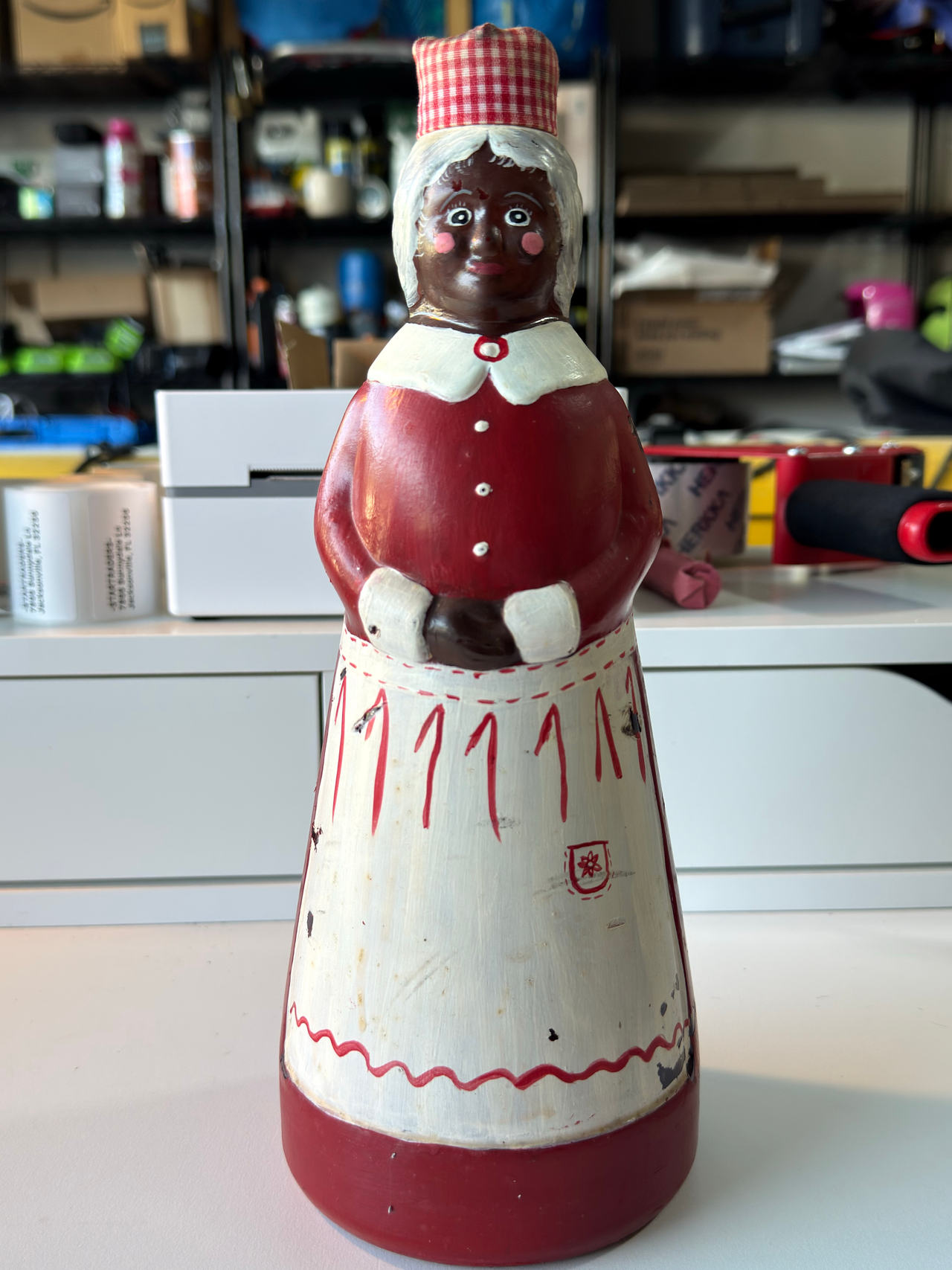 Vintage Mrs. Butterworth Hand Painted Bottle